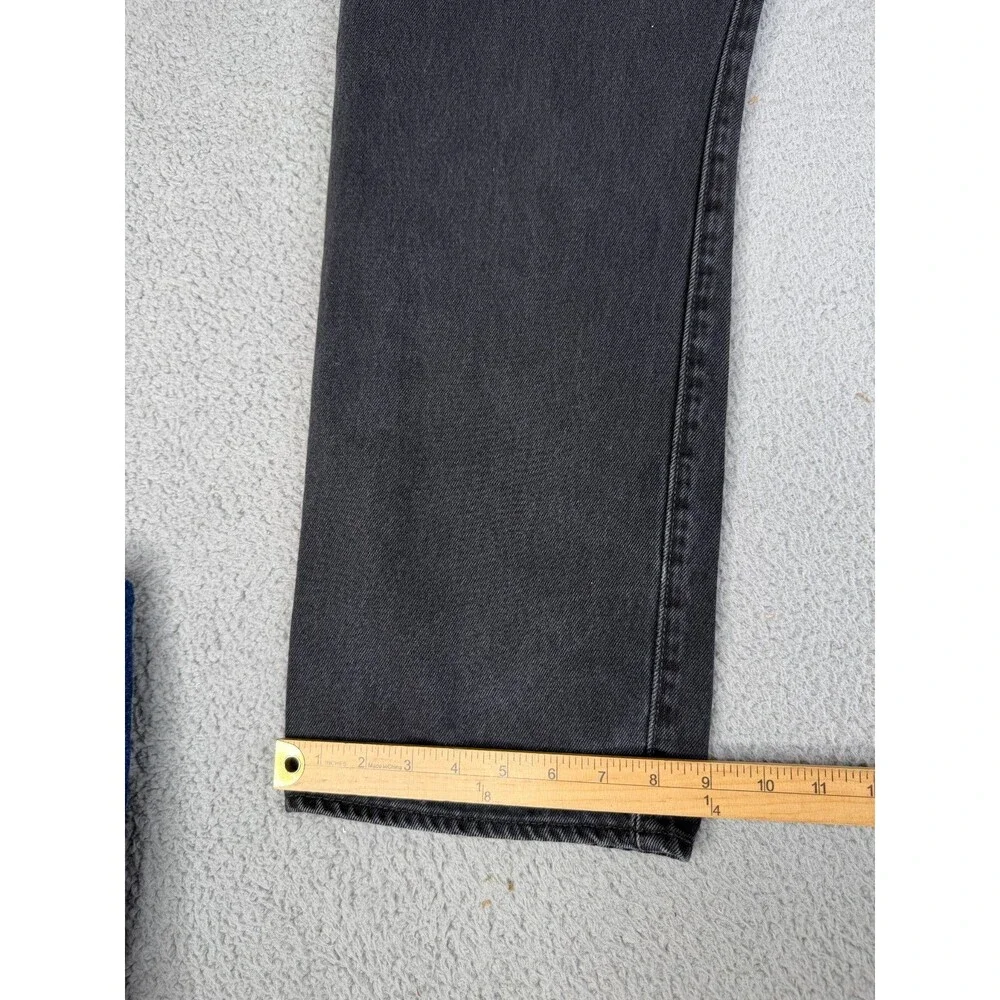 LEVI'S 501 Jeans Mens 38 x 30 Black Work Farm Streetwear Western Cowboy